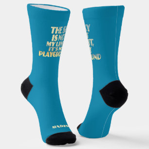 Individuelle Name Sky Quote Socken