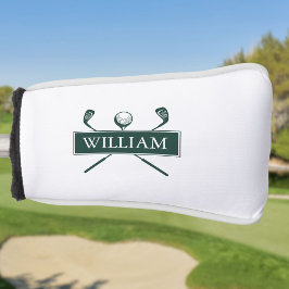 Individuelle Name Smarald Green Clubs und Ball Golf Headcover