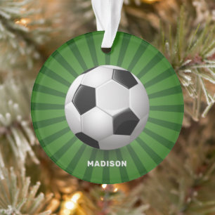 Individuelle Name Soccer Ball Ornament
