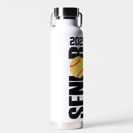 Individuelle Name Softball Senior Abschluss Gesche Trinkflasche