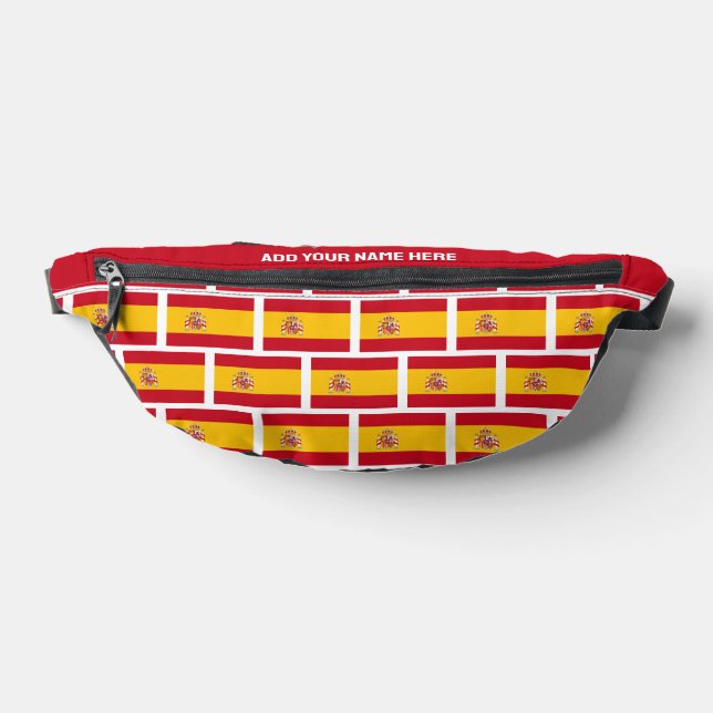 Individuelle Name SPANISCHE FLAGE SPANIENS Bauchtasche (Ablage )