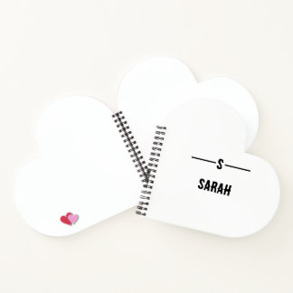 Individuelle Name Spiral Notebook - einfach & stil Notizbuch