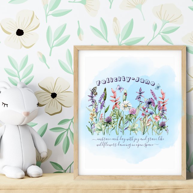 Individuelle Name Sprichwort Zitat Schmetterling W Poster (Von Creator hochgeladen)