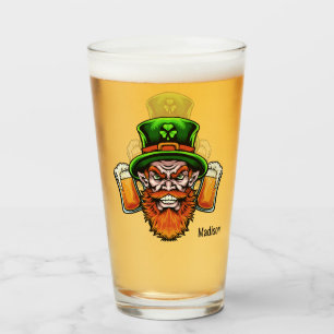 Individuelle Name St. Patrick's Day Glas