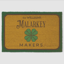 Individuelle Name St Patrick's Day Malarkey Willko