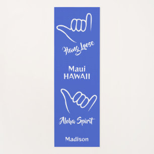 Individuelle Name, Standort und Farbe Shaka Yogamatte