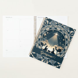 Individuelle Name Star of Wonder Nativity Dot Mand Planer