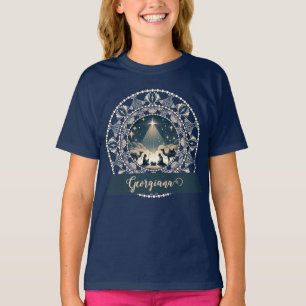 Individuelle Name Star of Wonder Nativity Dot Mand T-Shirt