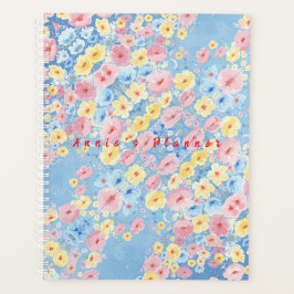 Individuelle Name Stylist Blumenplaner Planer