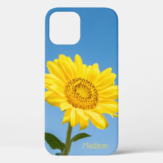 Individuelle Name Sunflower Telefongehäuse Case-Mate iPhone Hülle (Rückseite)