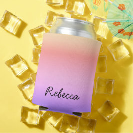Individuelle Name Sunset Ombré Gradient Dosenkühler