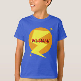Individuelle Name Superhero Boy's T-Shirt
