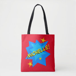 Individuelle Name Superhero Tasche