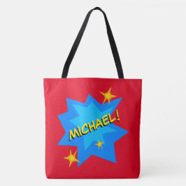 Individuelle Name Superhero Tasche