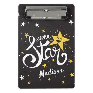 Individuelle Name Superstar Mini Klemmbrett