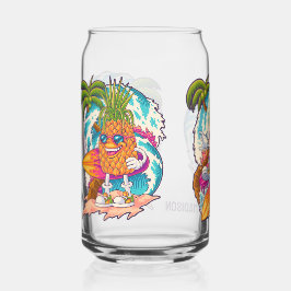 Individuelle Name Surfen Ananas Dosenglas