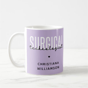Individuelle Name Surgical Technologe Med Surg Tec Kaffeetasse