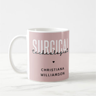 Individuelle Name Surgical Technologe Med Surg Tec Kaffeetasse