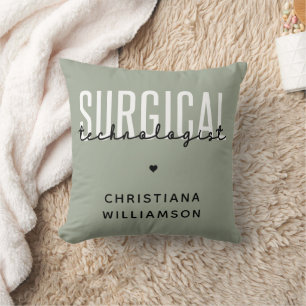 Individuelle Name Surgical Technologe Med Surg Tec Kissen