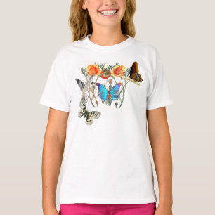 INDIVIDUELLE NAME T - SHIRT FÜR MÄDCHEN UND MÄDCHE