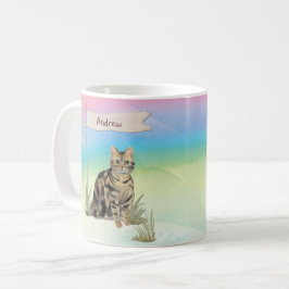 Individuelle Name Tabby Cat Pet Kaffeetasse