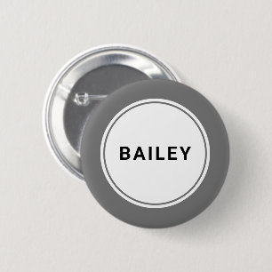Individuelle Name-Tag-Abzeichen-Button Button