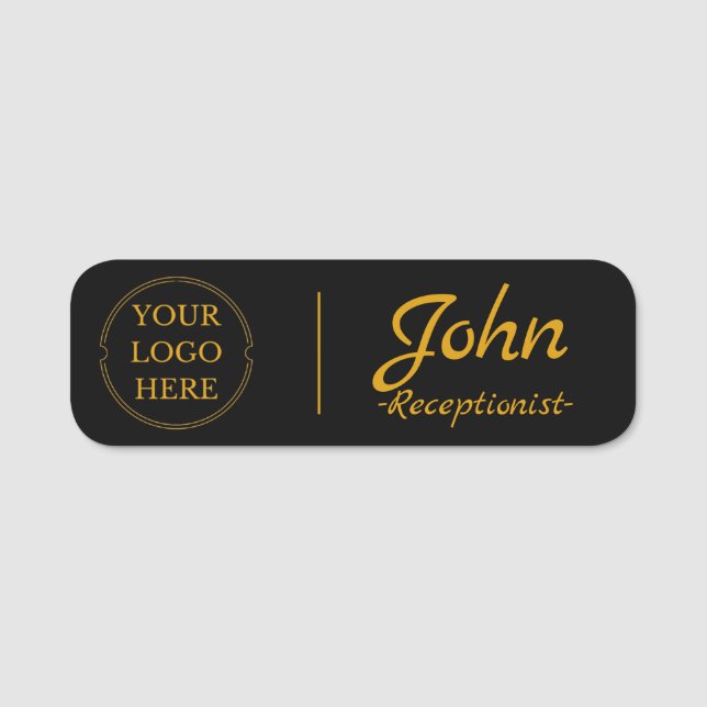 Individuelle Name-Tag - Personalisiertes ID-Abzeic Namensschild (Vorderseite)