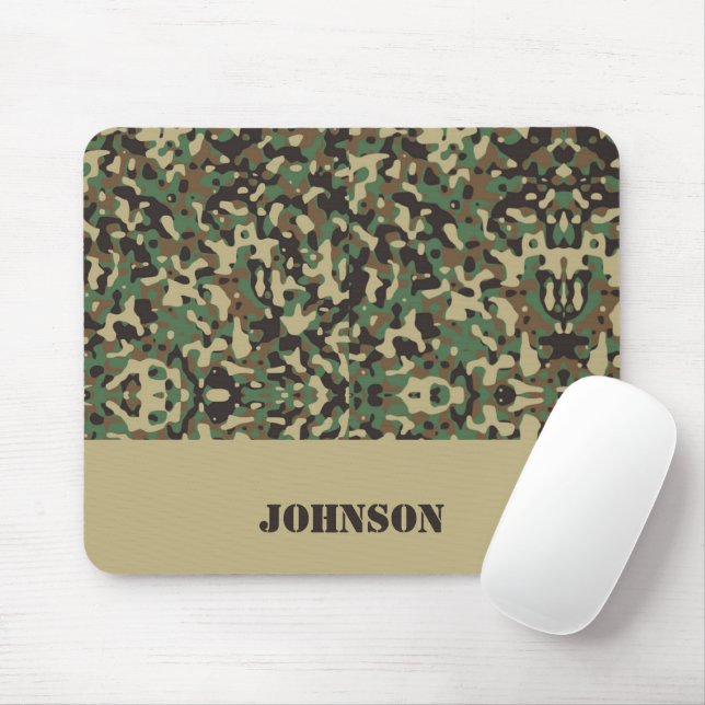 Individuelle Name-Tarnmuster Mousepad (Mit Mouse)