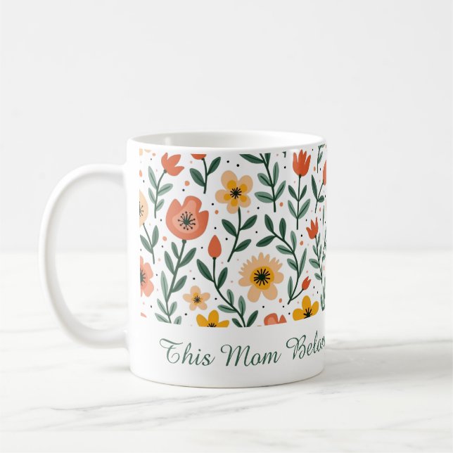 Individuelle Name Tasse für Mama - "Diese Mutter g (Links)
