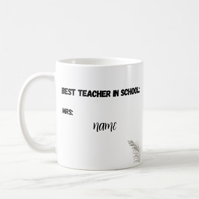 Individuelle Name Tasse - Zurück zu Schulgeld für  (Links)