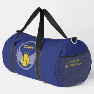 Individuelle Name Tennis Ball mit Flügen Duffle Bag