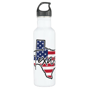 Individuelle Name Texas Edelstahlflasche