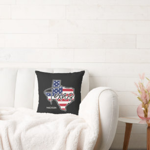 Individuelle Name Texas Kissen