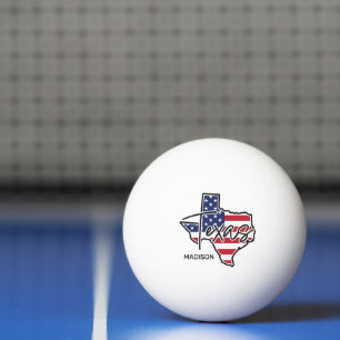 Individuelle Name Texas Tischtennisball