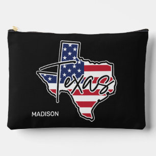 Individuelle Name Texas Zubehörtasche