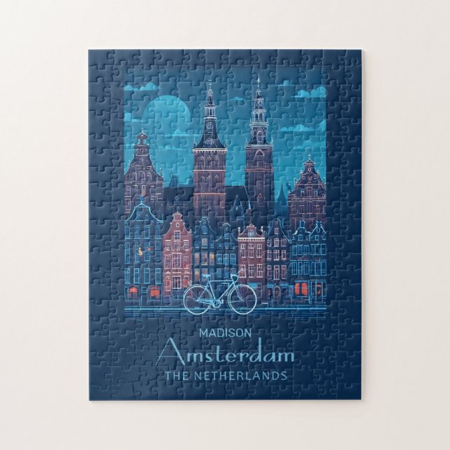 Individuelle Name / Text Amsterdam (Vertikal)
