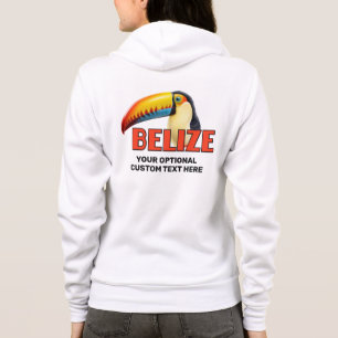 Individuelle Name & Text BELIZE Toucan Hoodie