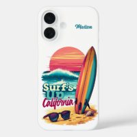 Individuelle Name / Text California Surfen