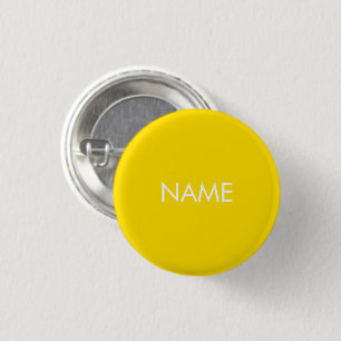 individuelle Name-Text gelb minimalistisch Button- Button