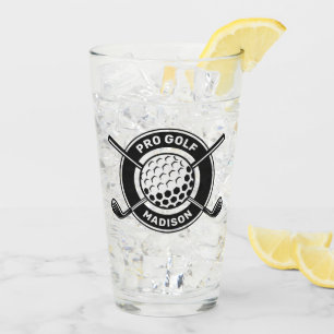 Individuelle Name & Text Golf Glas