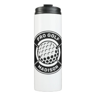 Individuelle Name & Text Golf Thermosbecher