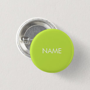 individuelle Name-Text lila grün weiß minimalist Button