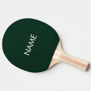 individuelle Name Text monogramm dunkelgrün minim Tischtennis Schläger