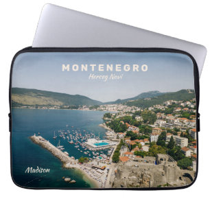 Individuelle Name & Text Montenegro Laptopschutzhülle