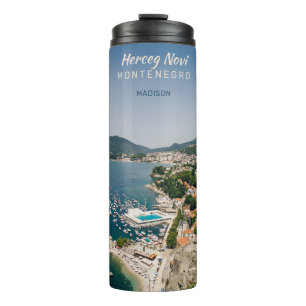Individuelle Name & Text Montenegro Thermosbecher