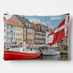Individuelle Name & Text Nyhavn Kopenhagen Dänemar Zubehörtasche