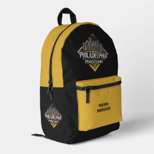 Individuelle Name/Text Philadelphia Pennsylvania Bedruckter Rucksack