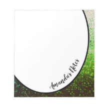 Individuelle Name Text sparkling Notepad