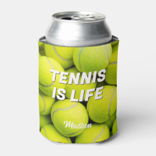 Individuelle Name & Text Tennis Balls Dosenkühler