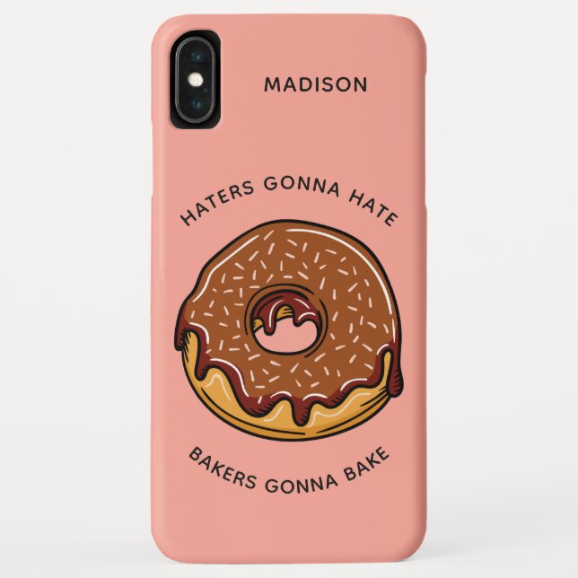 Individuelle Name-, Text- und Farbtongehäuse Case-Mate iPhone Hülle (Rückseite)